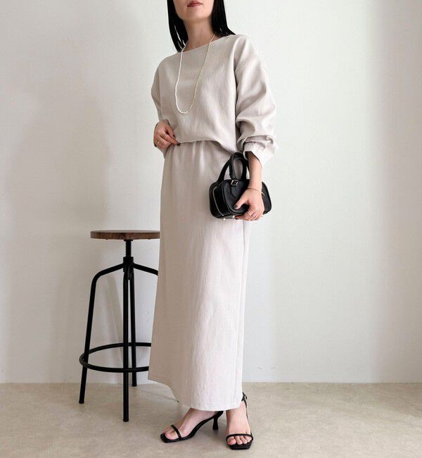 fredy emue「【セットアップ対応】パウダリーツイルイージータイトスカート」|タイト|