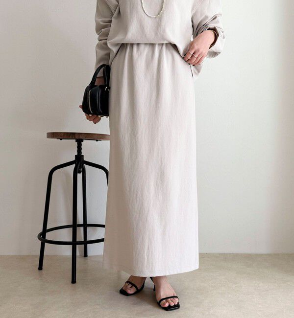 fredy emue「【セットアップ対応】パウダリーツイルイージータイトスカート」|タイト|