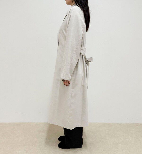 fredy emue「スウェードライクピーチコート」|トレンチコート|