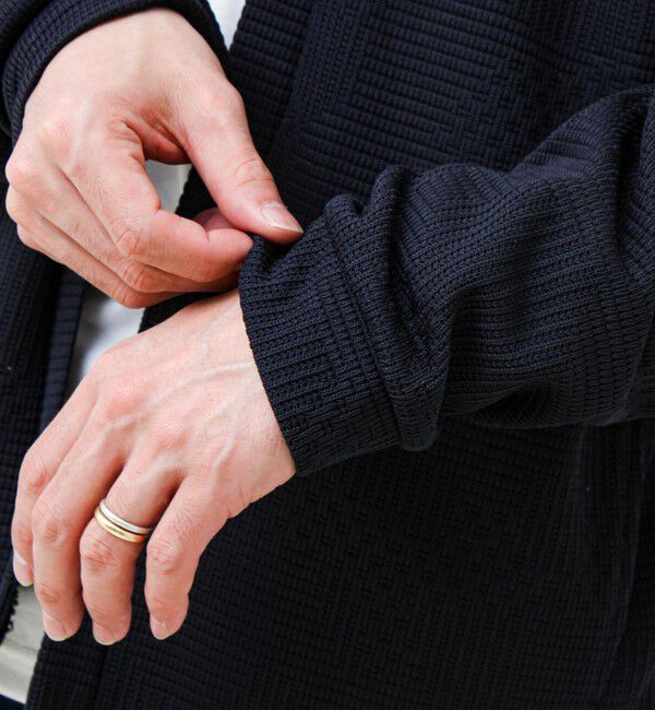 GLOSTER「【ロンTとカーデの2点セット】ランダムジャガード アンサンブルカーディガン」|カーディガン|