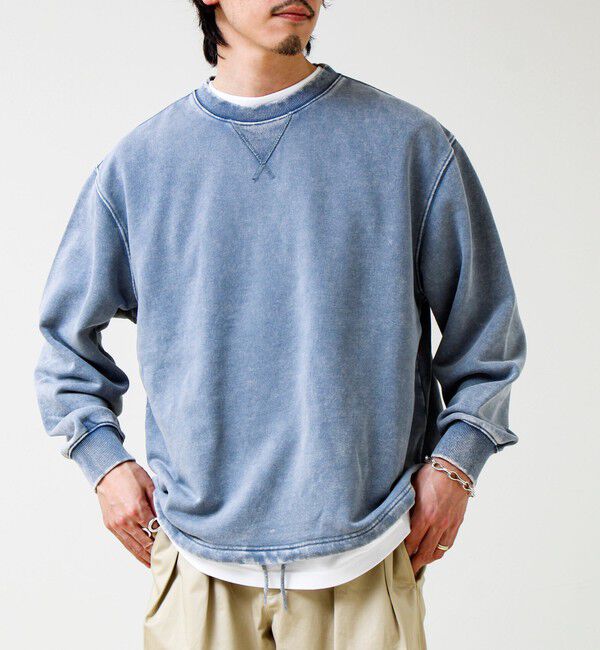 GLOSTER「カラフルスノーパウダー 裏毛プルオーバースウェット」|スウェット・ジャージ|