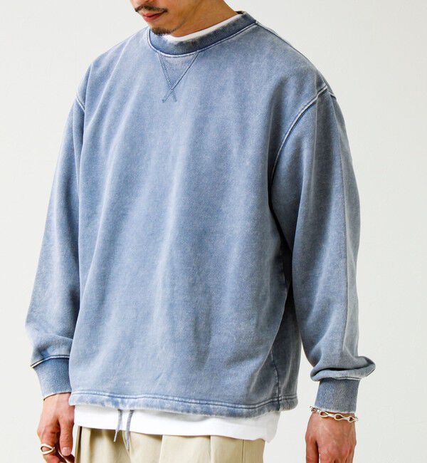 GLOSTER「カラフルスノーパウダー 裏毛プルオーバースウェット」|スウェット・ジャージ|