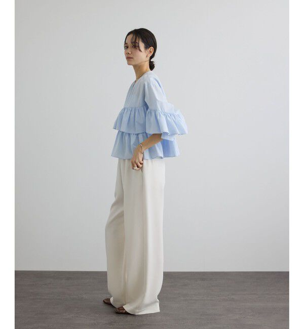 SALON adam et rope'「トリアセリラクシーパンツ / セットアップ対応」|チノ|