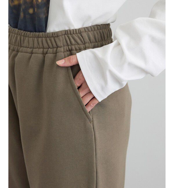 SALON adam et rope'「【WEB限定】セミフレアスウェットパンツ」|チノ|