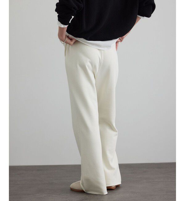 SALON adam et rope'「【WEB限定】セミフレアスウェットパンツ」|チノ|