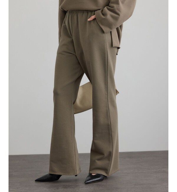 SALON adam et rope'「【WEB限定】セミフレアスウェットパンツ」|チノ|