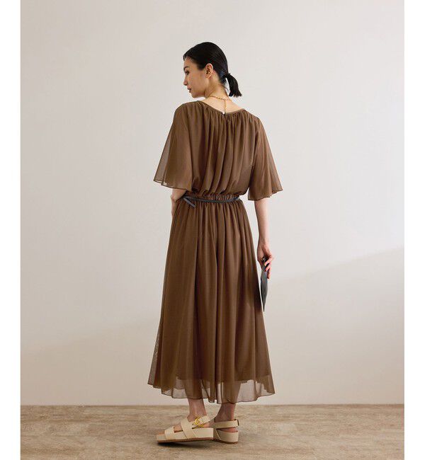 ROPE「【洗える】ブライトネスヤーン サイドプリーツスカート」|スカート|