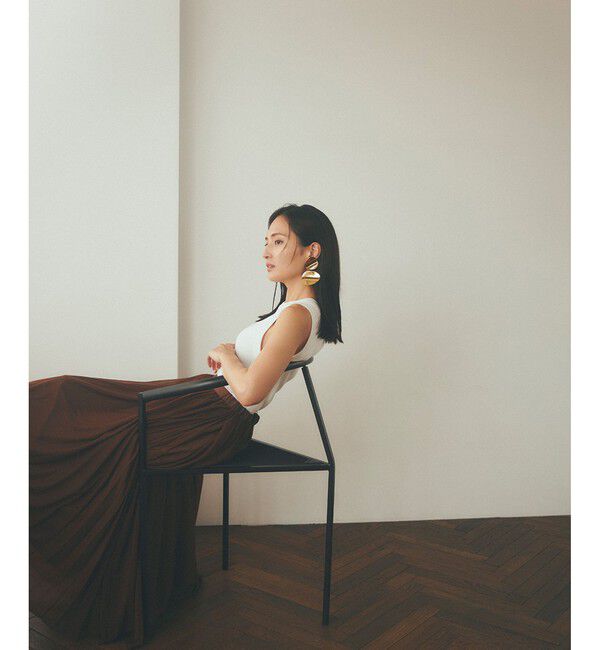 ROPE「【洗える】ブライトネスヤーン サイドプリーツスカート」|スカート|