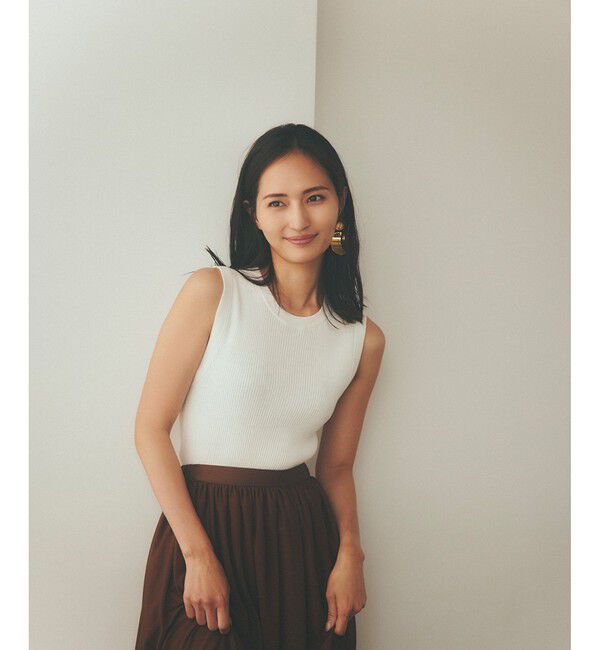 ROPE「【洗える】ブライトネスヤーン サイドプリーツスカート」|スカート|