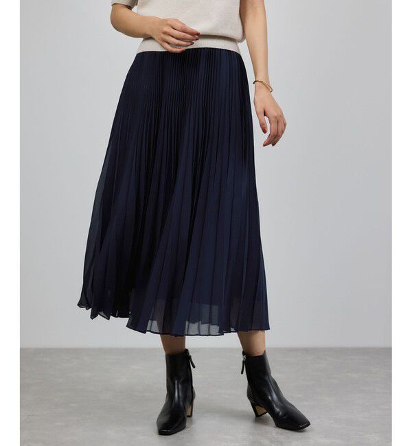 ROPE「プリーツスカート(無地)」|スカート|