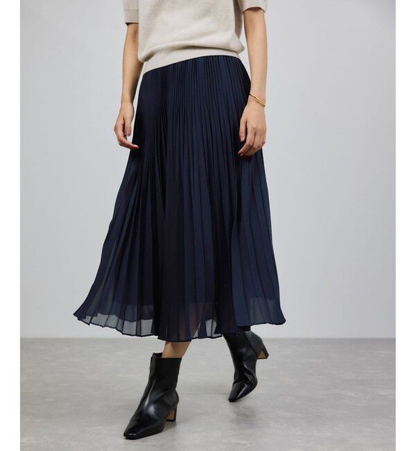 ROPE「プリーツスカート(無地)」|スカート|