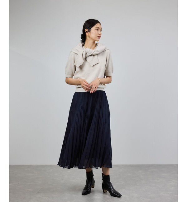 ROPE「プリーツスカート(無地)」|スカート|