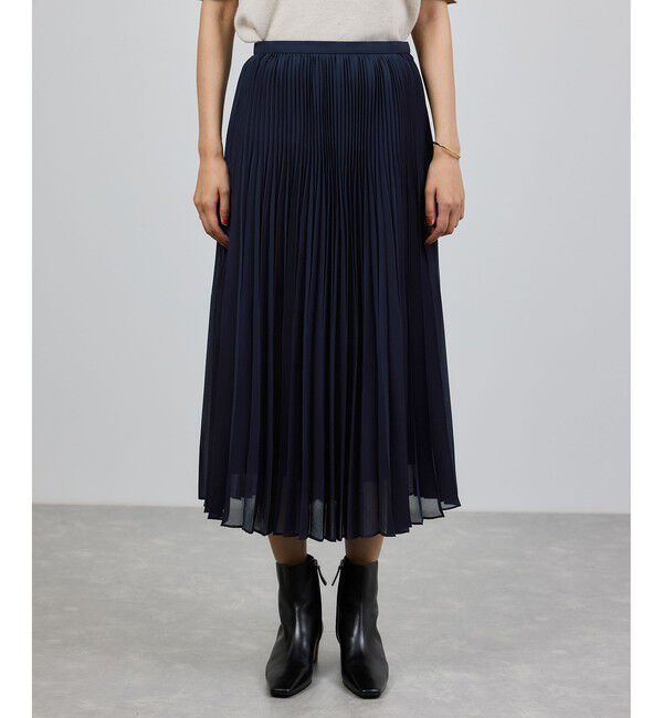 ROPE「プリーツスカート(無地)」|スカート|