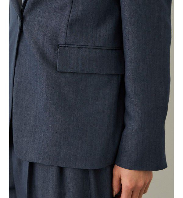 ROPE「ウエストシェイプ ベルテッドシングルジャケット/セットアップ対応」|テーラードジャケット|