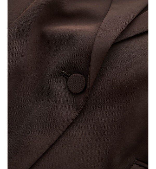 ROPE「ウエストシェイプ ベルテッドシングルジャケット/セットアップ対応」|テーラードジャケット|