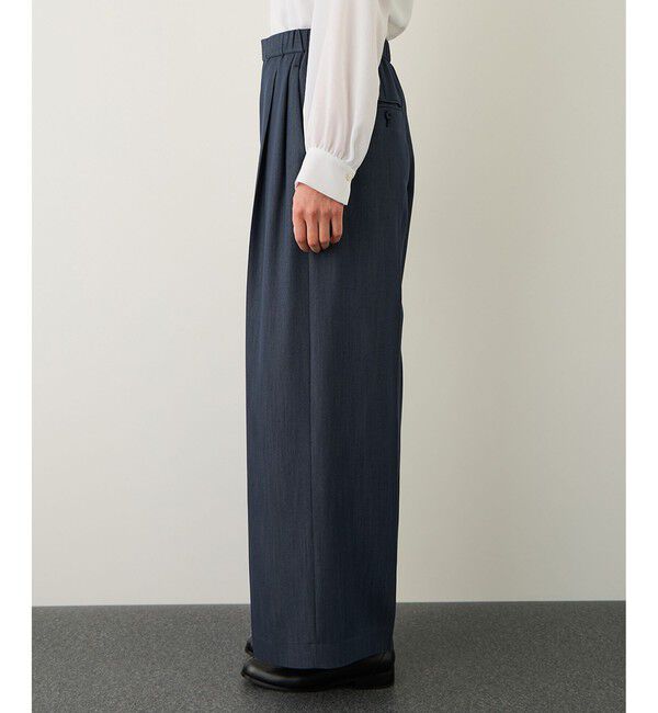 ROPE「イージータックワイドパンツ/イージーケア・セットアップ対応」|チノ|