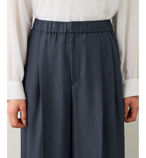 ROPE「イージータックワイドパンツ/イージーケア・セットアップ対応」|チノ|