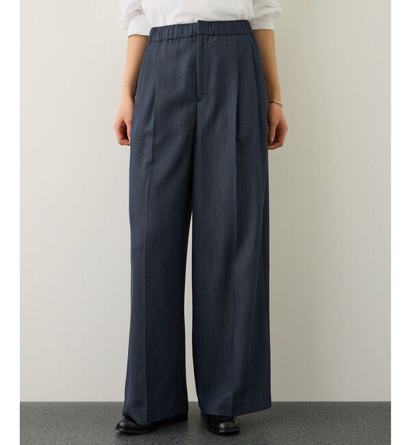ROPE「イージータックワイドパンツ/イージーケア・セットアップ対応」|チノ|