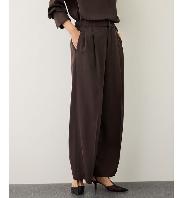 ROPE「イージータックワイドパンツ/イージーケア・セットアップ対応」|チノ|