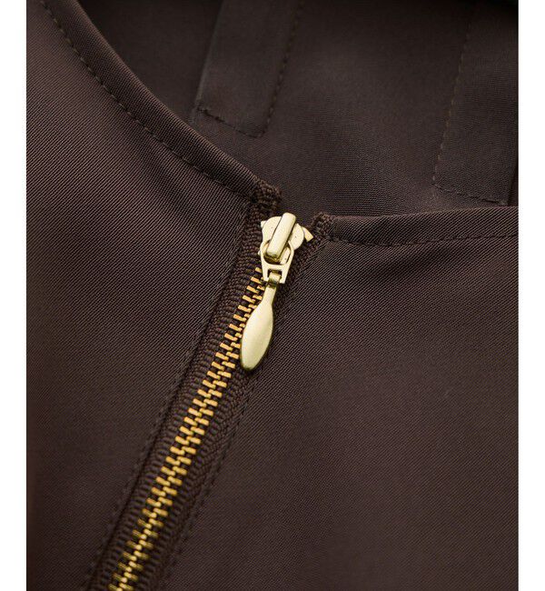 ROPE「フロントジップブラウス/イージーケア・セットアップ対応」|シャツ・ブラウス|