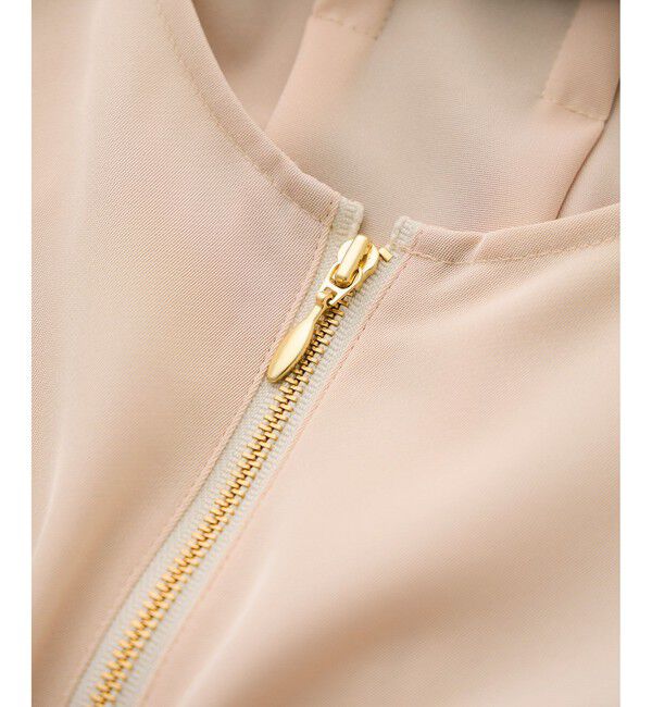 ROPE「フロントジップブラウス/イージーケア・セットアップ対応」|シャツ・ブラウス|