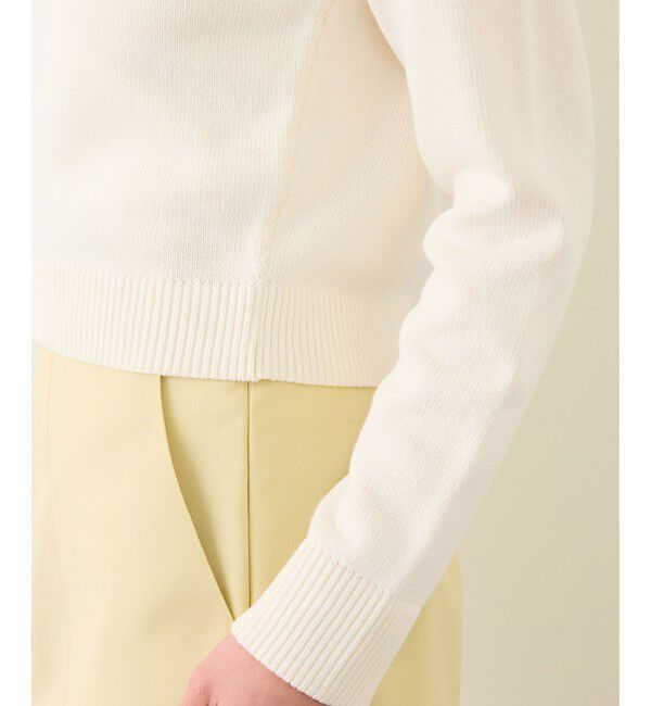 ROPE「ヘンリーネックラグランスリーブニットプルオーバー/イージーケア」|ニット・セーター|