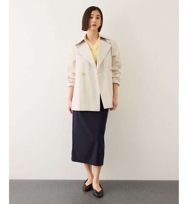 ROPE「【撥水】ライトハーフトレンチコート」|トレンチコート|