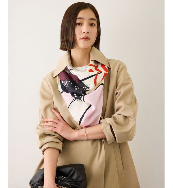 ROPE「【撥水】ライトハーフトレンチコート」|トレンチコート|