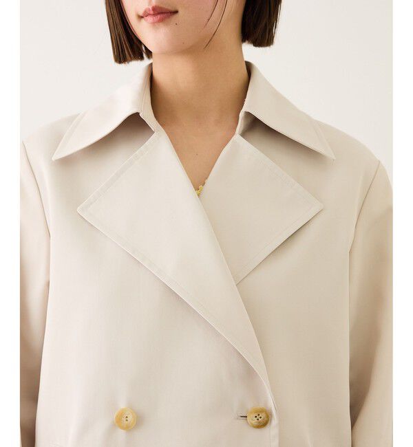 ROPE「【撥水】ライトハーフトレンチコート」|トレンチコート|