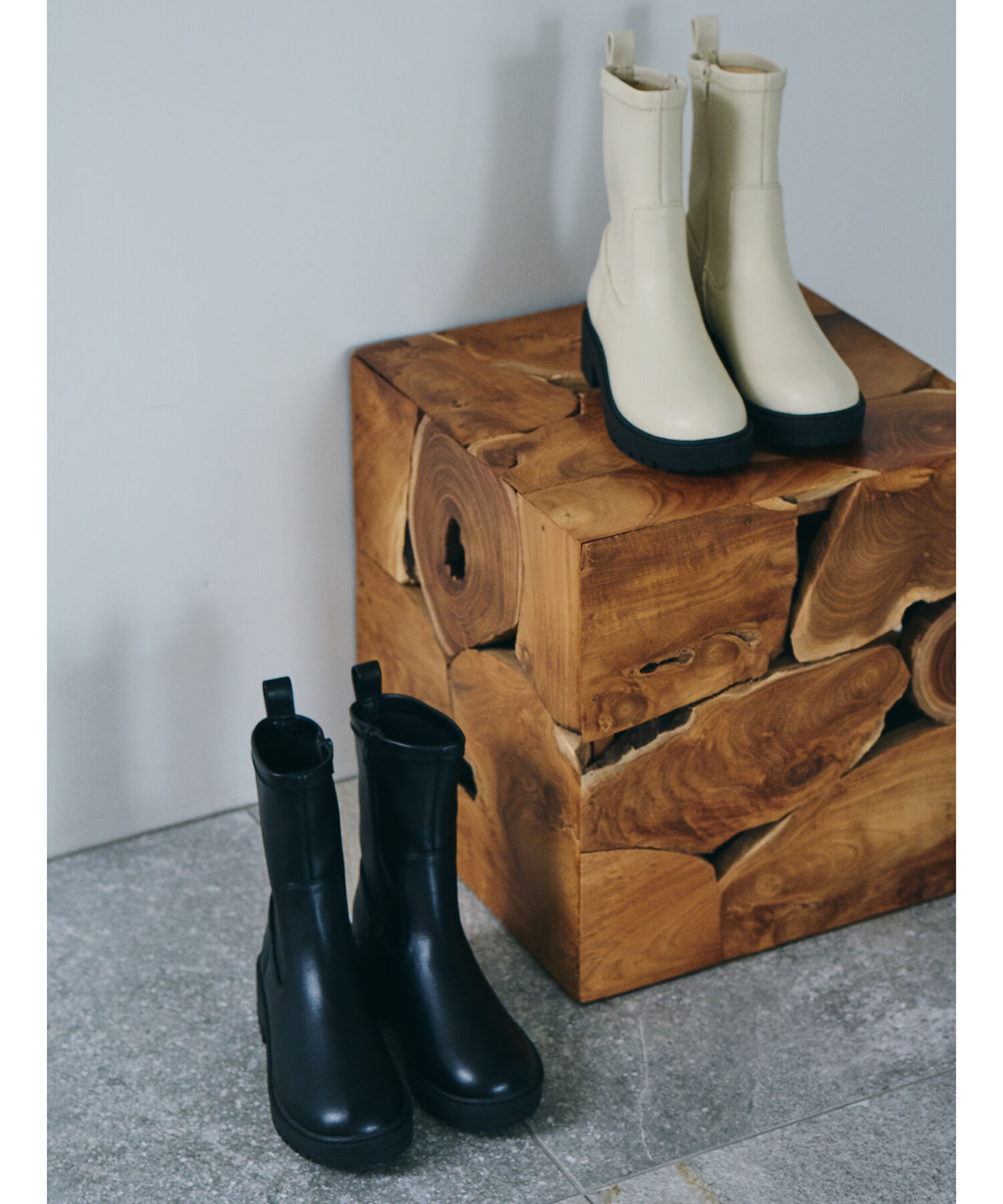 Juze「リサイクルレザータンクソールストレッチブーツ」|その他|