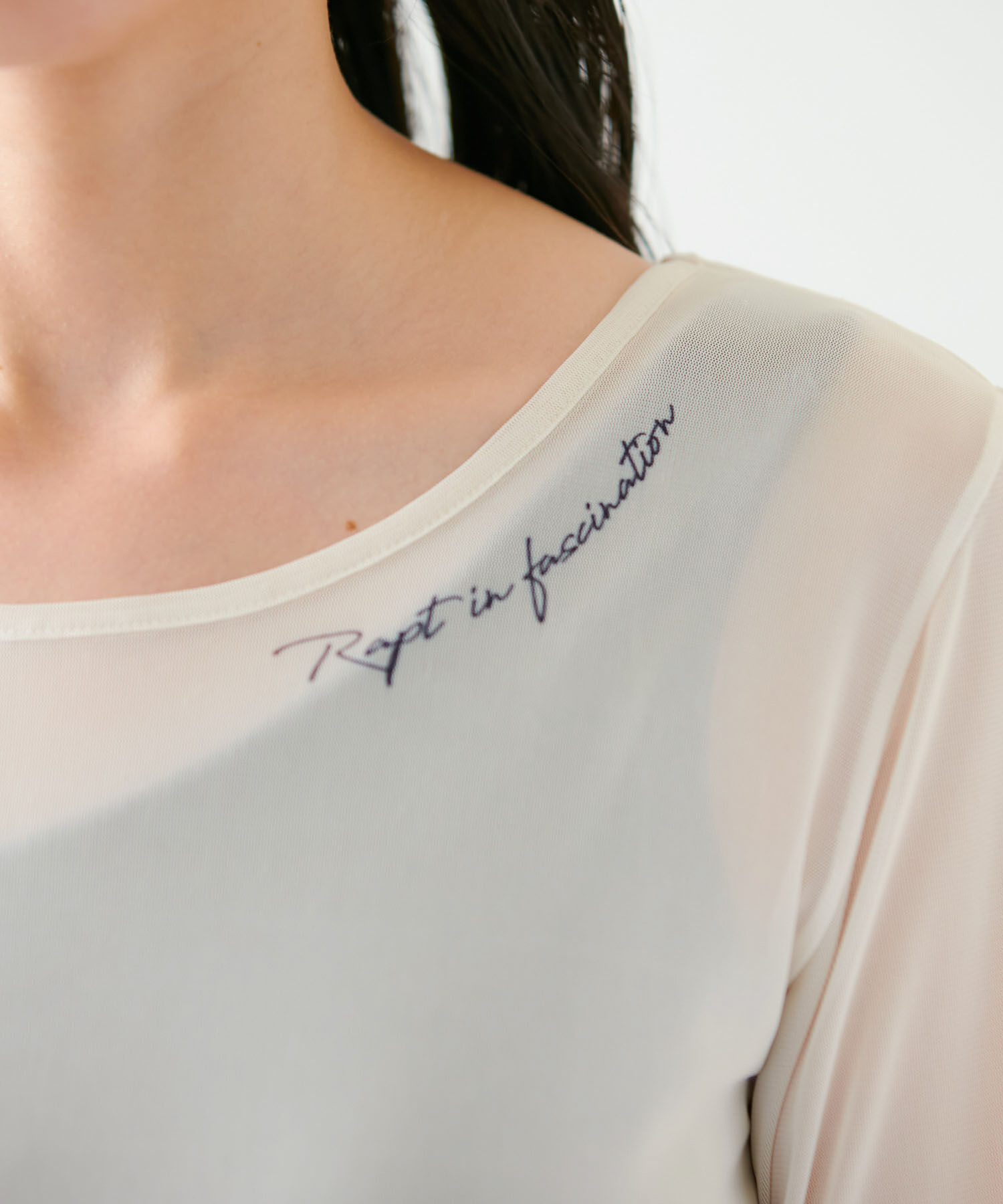 VIS「【洗える】シアータトゥートップス」|Tシャツ・カットソー|