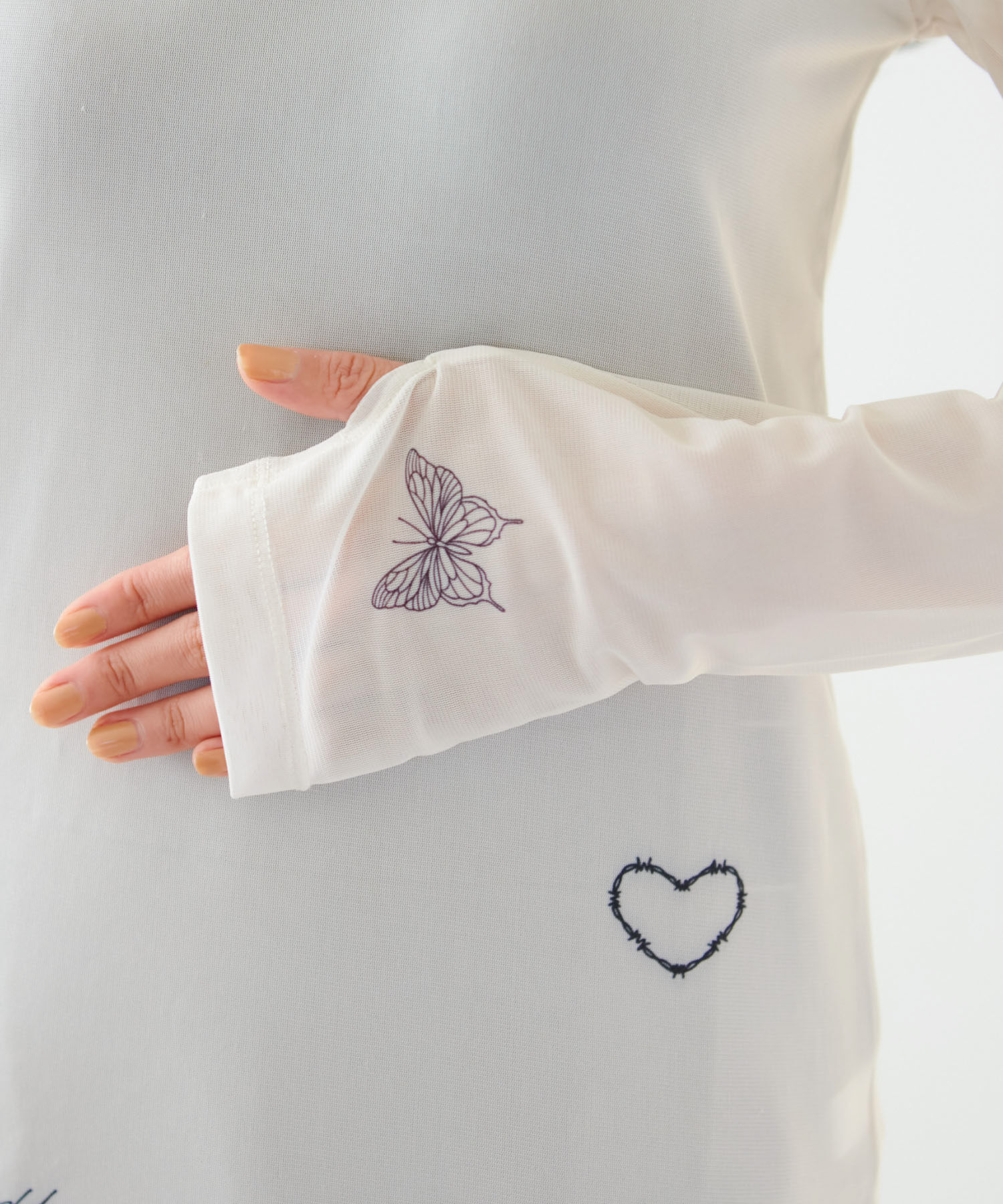 VIS「【洗える】シアータトゥートップス」|Tシャツ・カットソー|