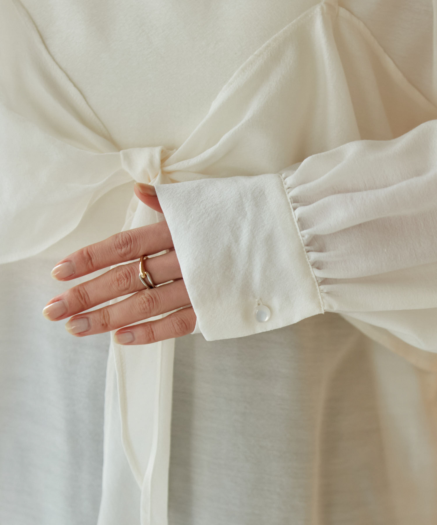 VIS「ビスチェドッキングシアーブラウス」|シャツ・ブラウス|