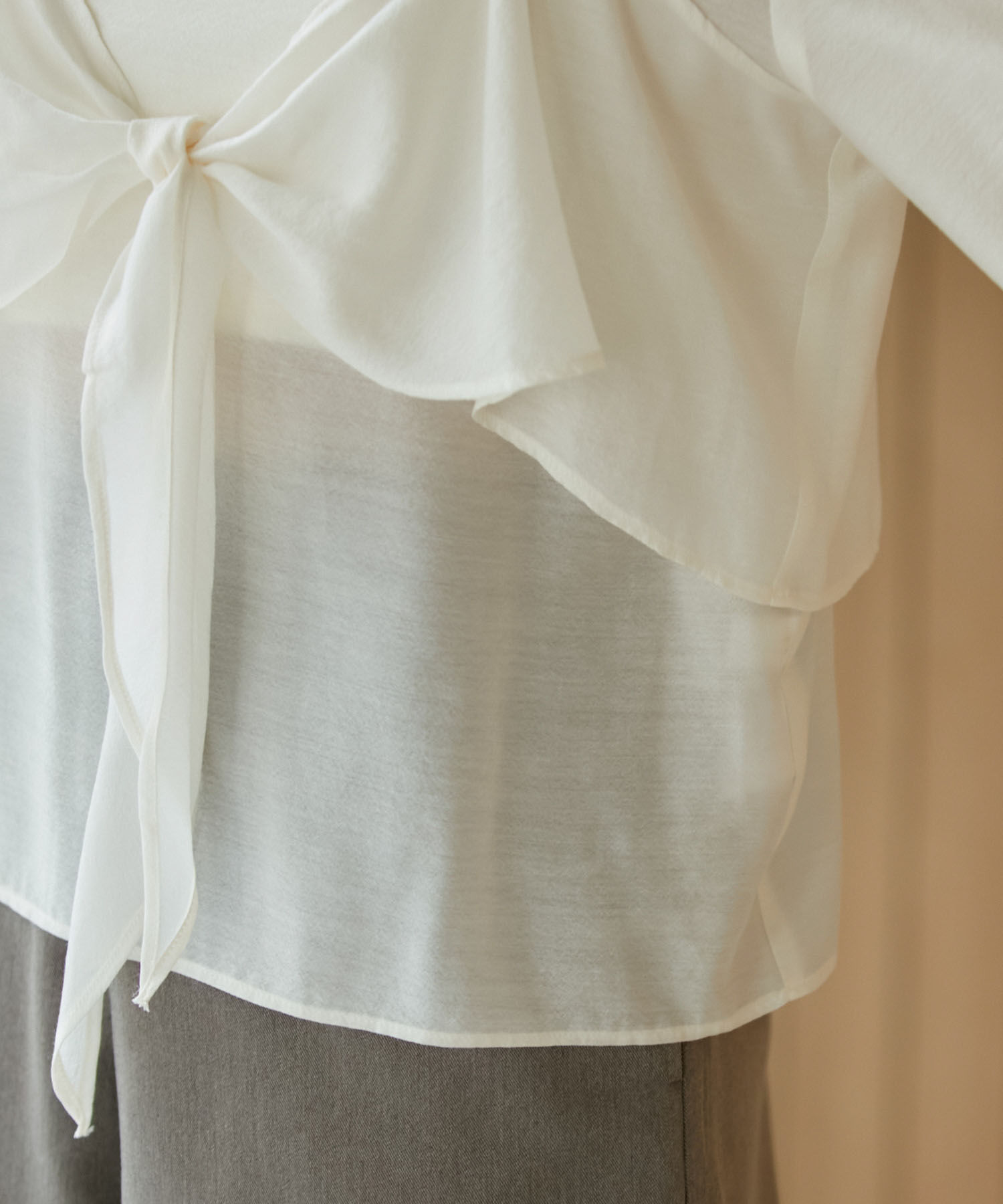 VIS「ビスチェドッキングシアーブラウス」|シャツ・ブラウス|