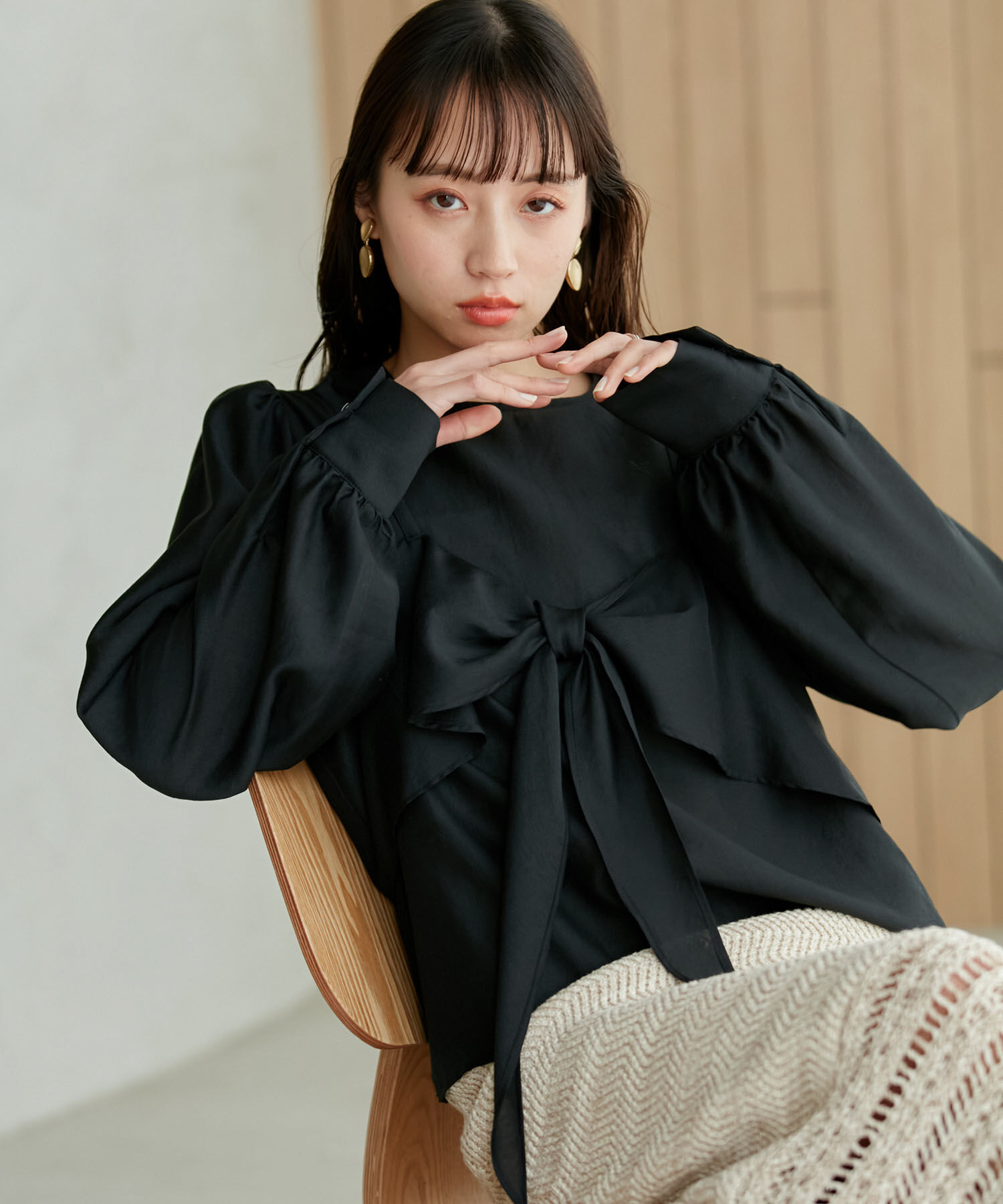 VIS「ビスチェドッキングシアーブラウス」|シャツ・ブラウス|