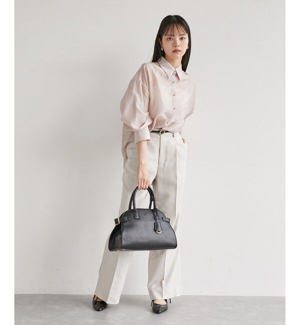 VIS「メタル釦シンプルシアーシャツ」|シャツ・ブラウス|