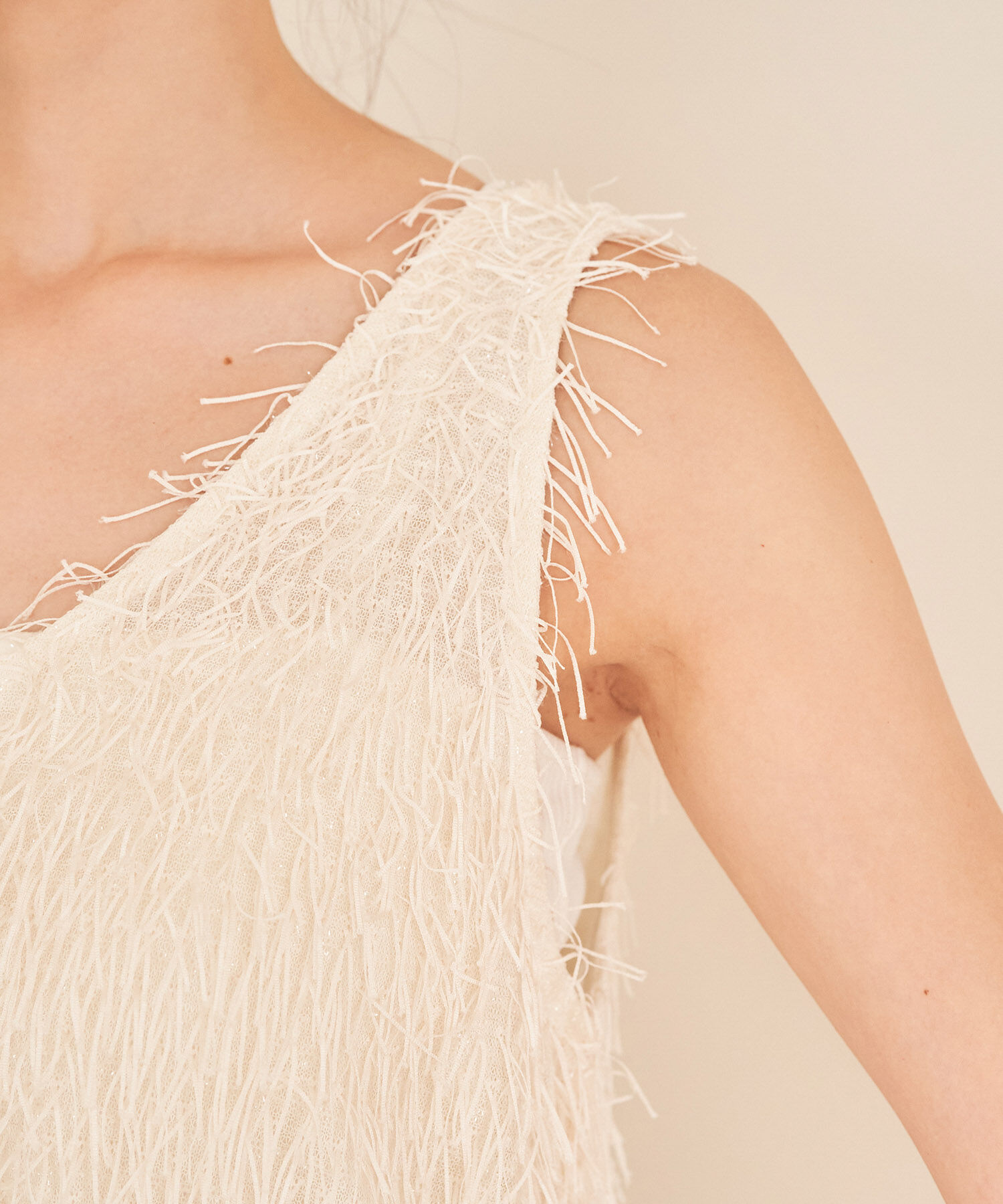 VIS「【前後2WAY】ラメフリンジジャガードノースリーブトップス」|その他|