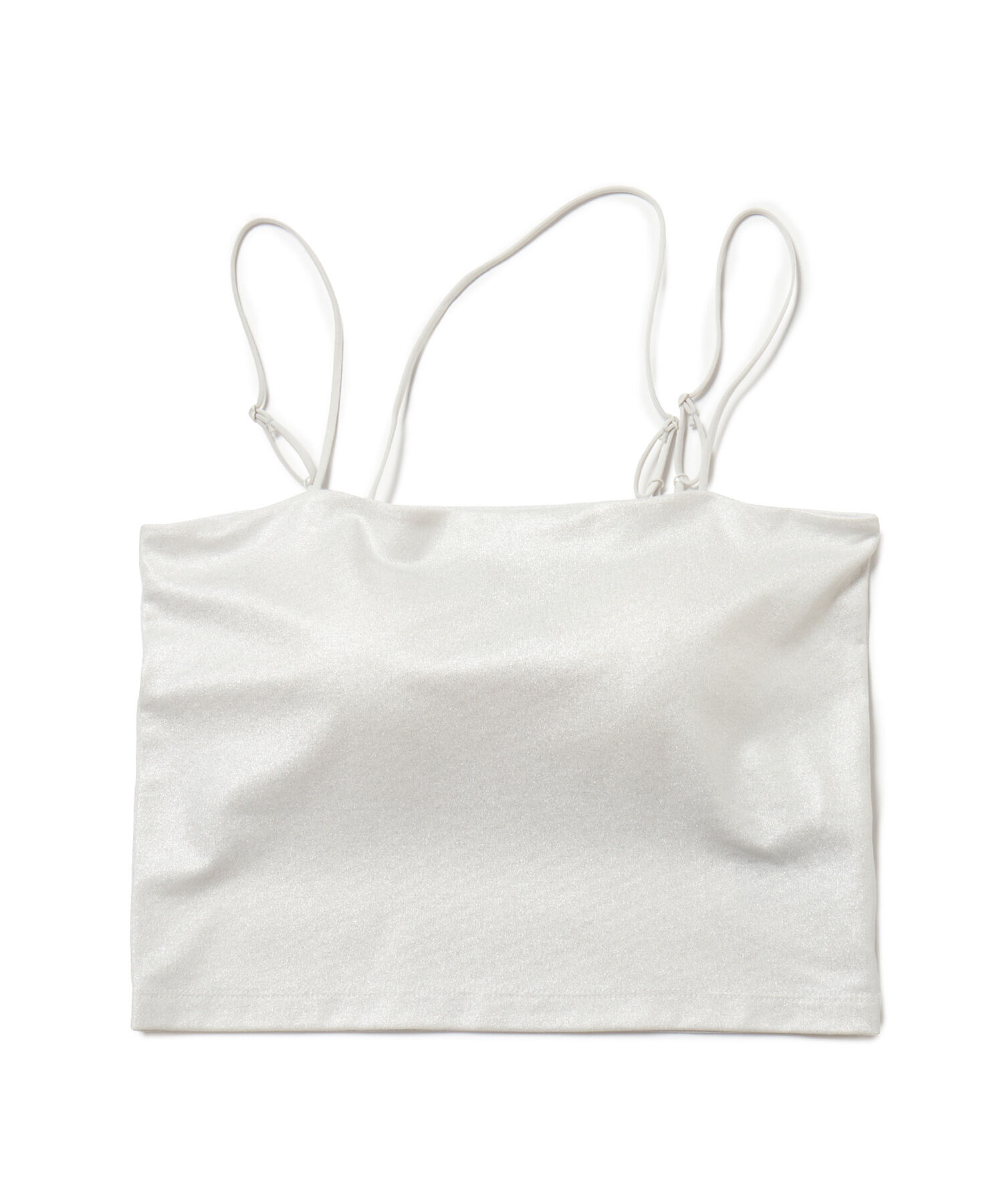 VIS「【洗える】箔プリントカップ付きキャミソール」|キャミソール|