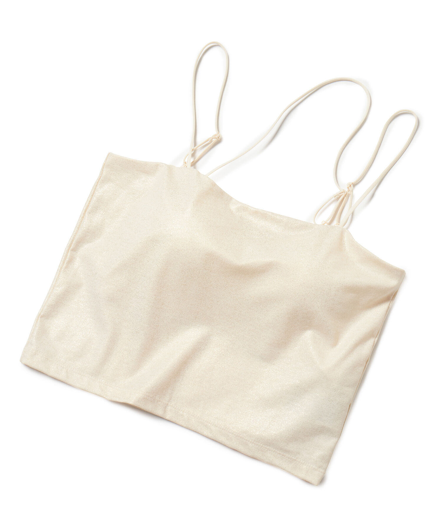 VIS「【洗える】箔プリントカップ付きキャミソール」|キャミソール|