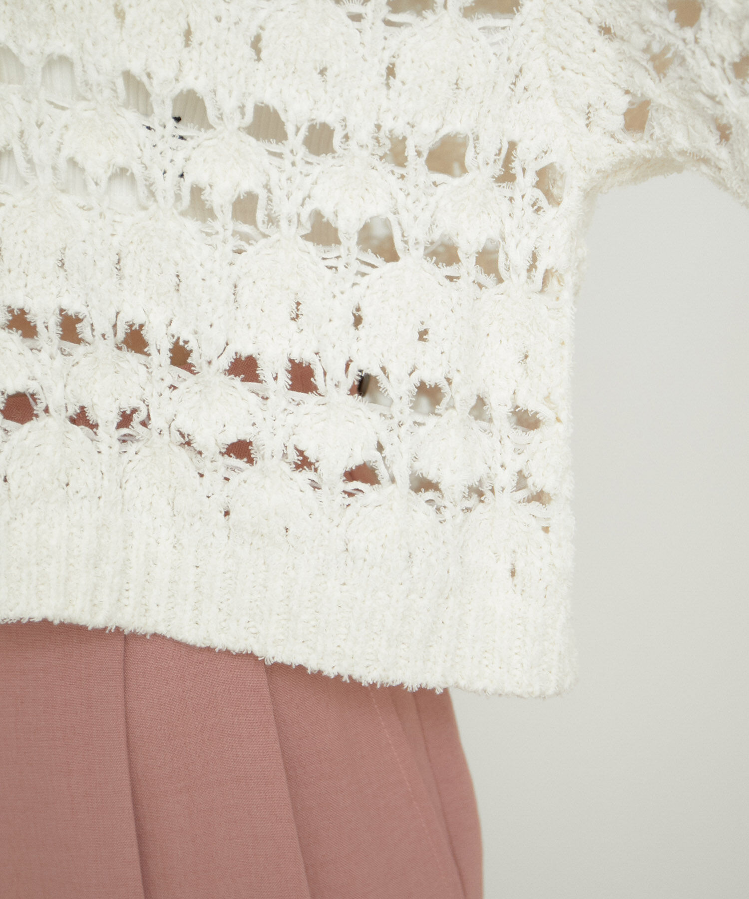 VIS「ファンシーヤーンニットポロ」|その他|