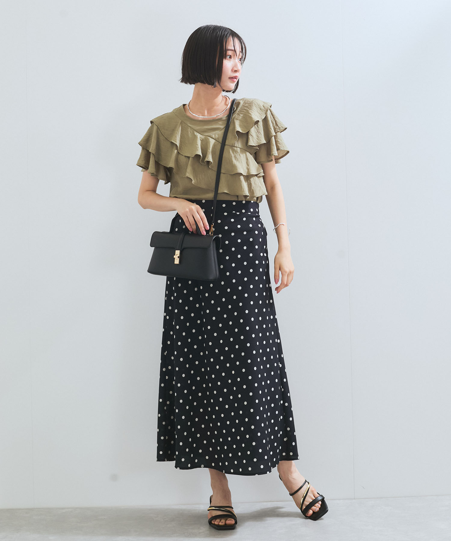 VIS「【新色追加】【2WAY】ひねり金具ワンハンドルミニショルダーバッグ」|ショルダー・メッセンジャー|