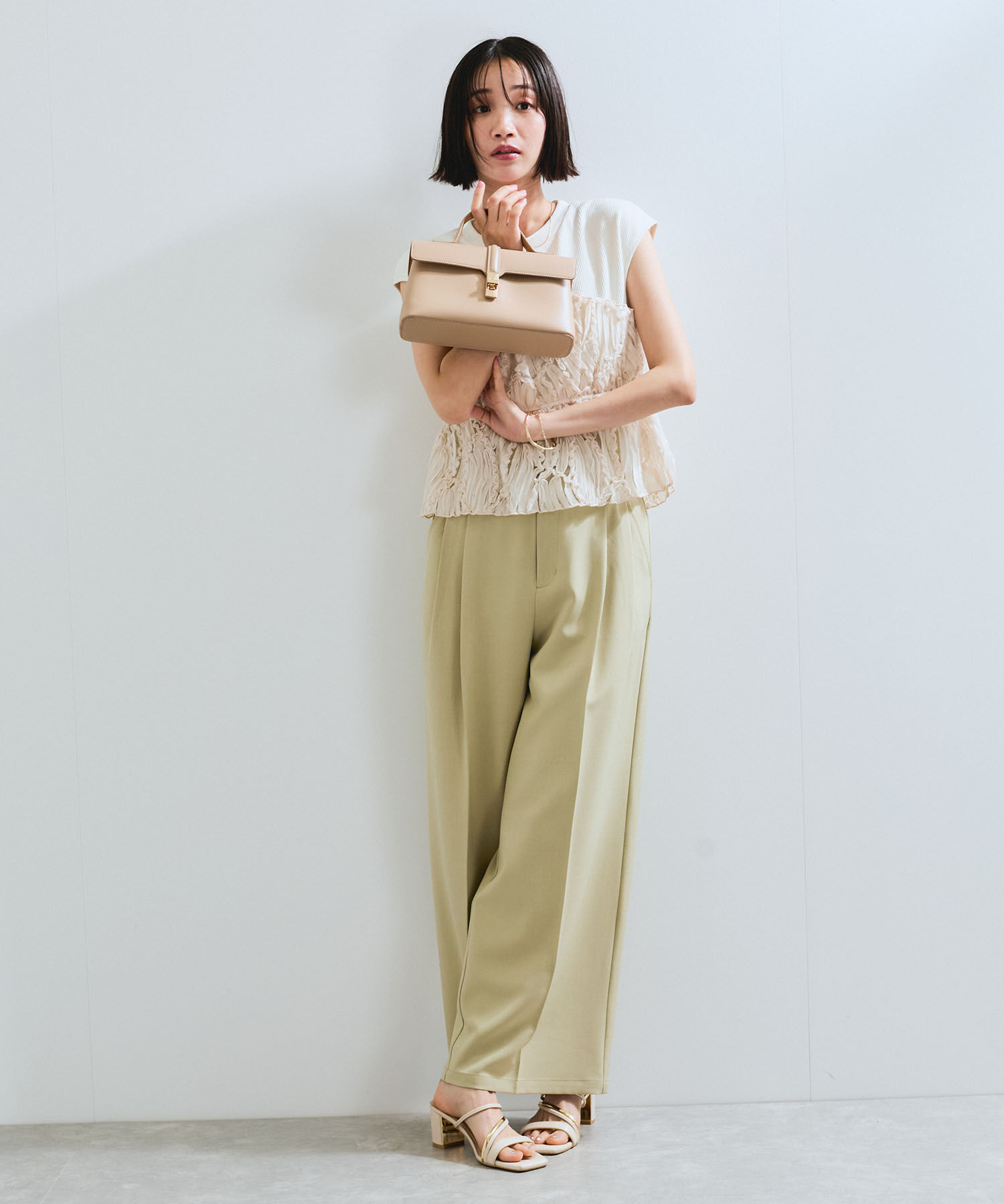 VIS「【新色追加】【2WAY】ひねり金具ワンハンドルミニショルダーバッグ」|ショルダー・メッセンジャー|