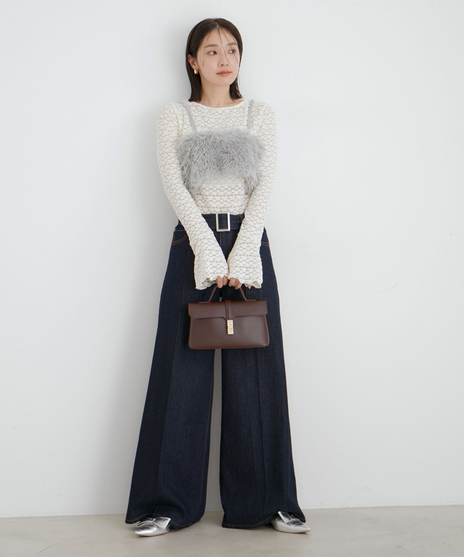 VIS「【新色追加】【2WAY】ひねり金具ワンハンドルミニショルダーバッグ」|ショルダー・メッセンジャー|