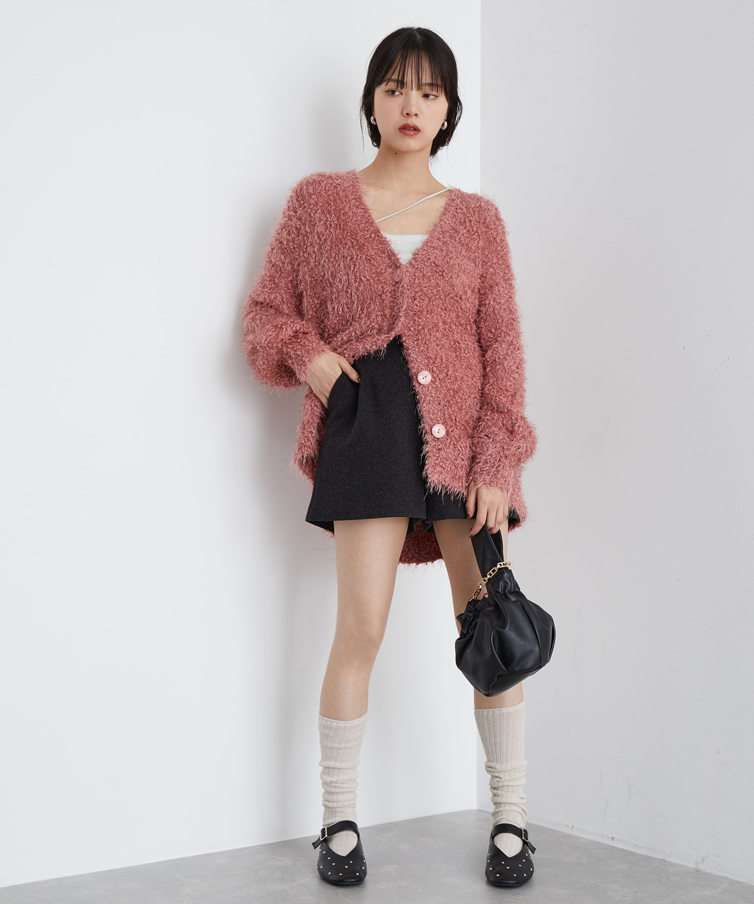 Juze「スタッズメリージェーン」|バレエシューズ|