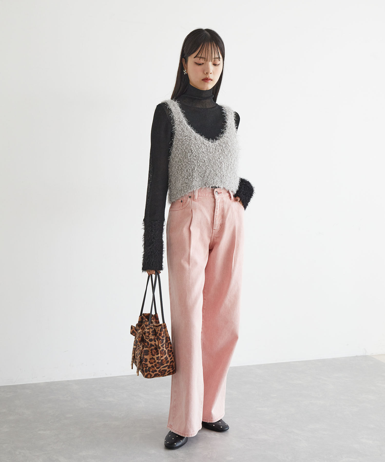 Juze「スタッズメリージェーン」|バレエシューズ|