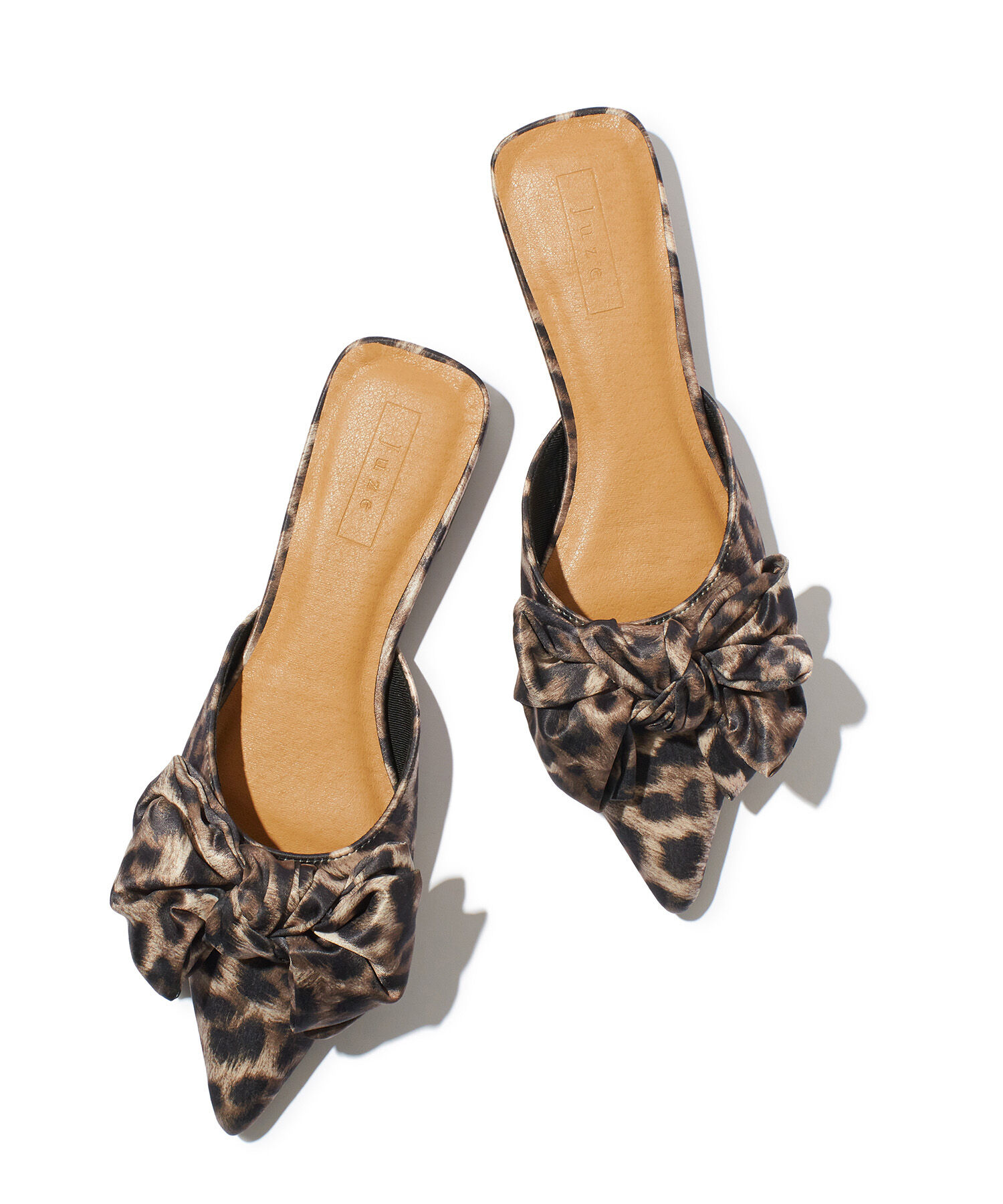 Juze「サテンリボンミュール」|サンダル|