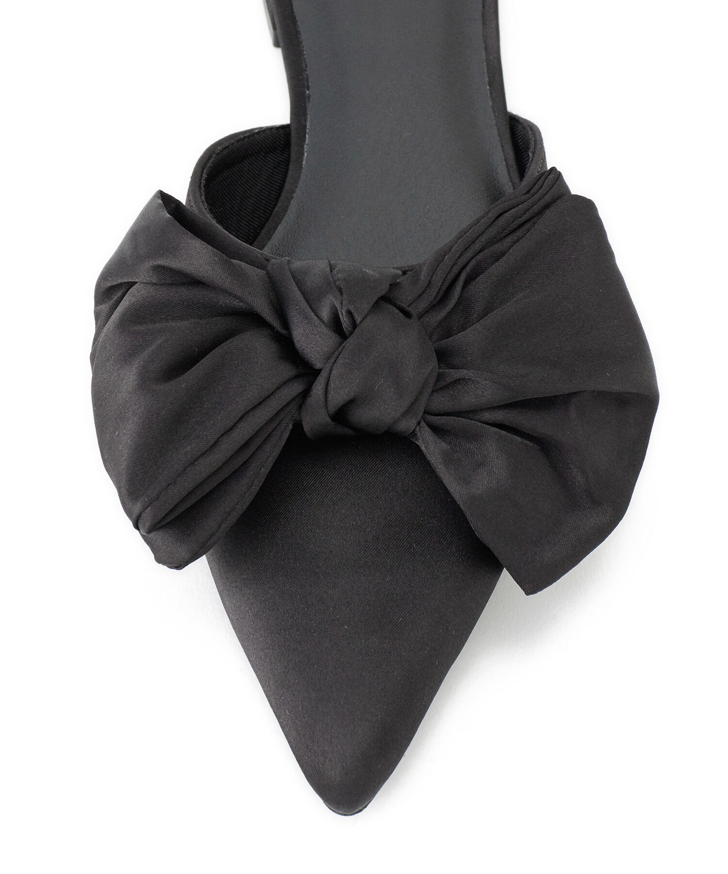 Juze「サテンリボンミュール」|サンダル|