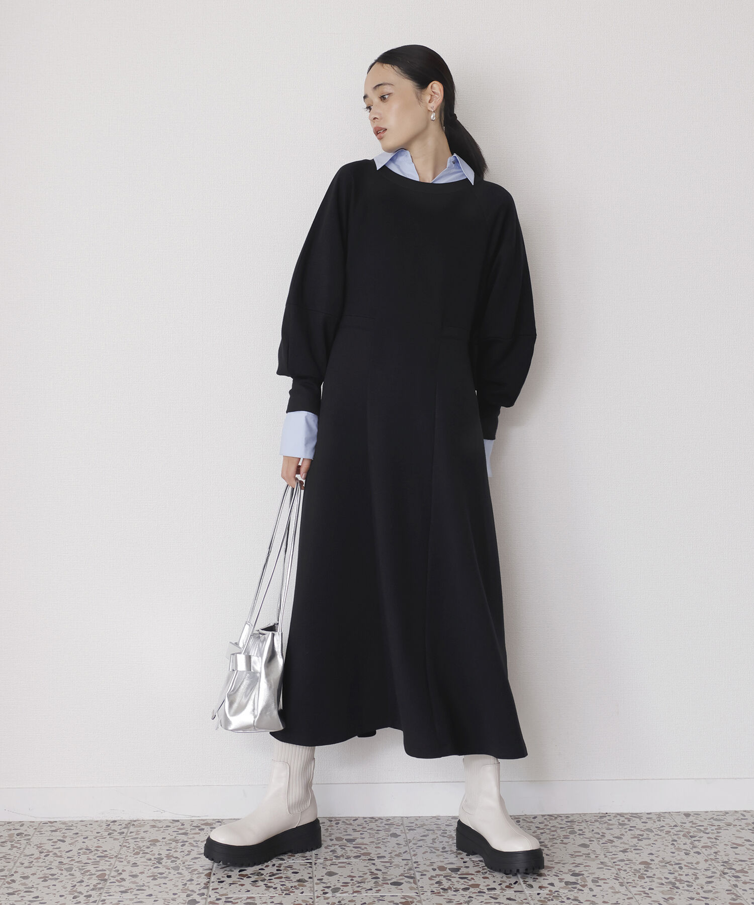 Juze「タンクソールサイドニットブーツ」|その他|