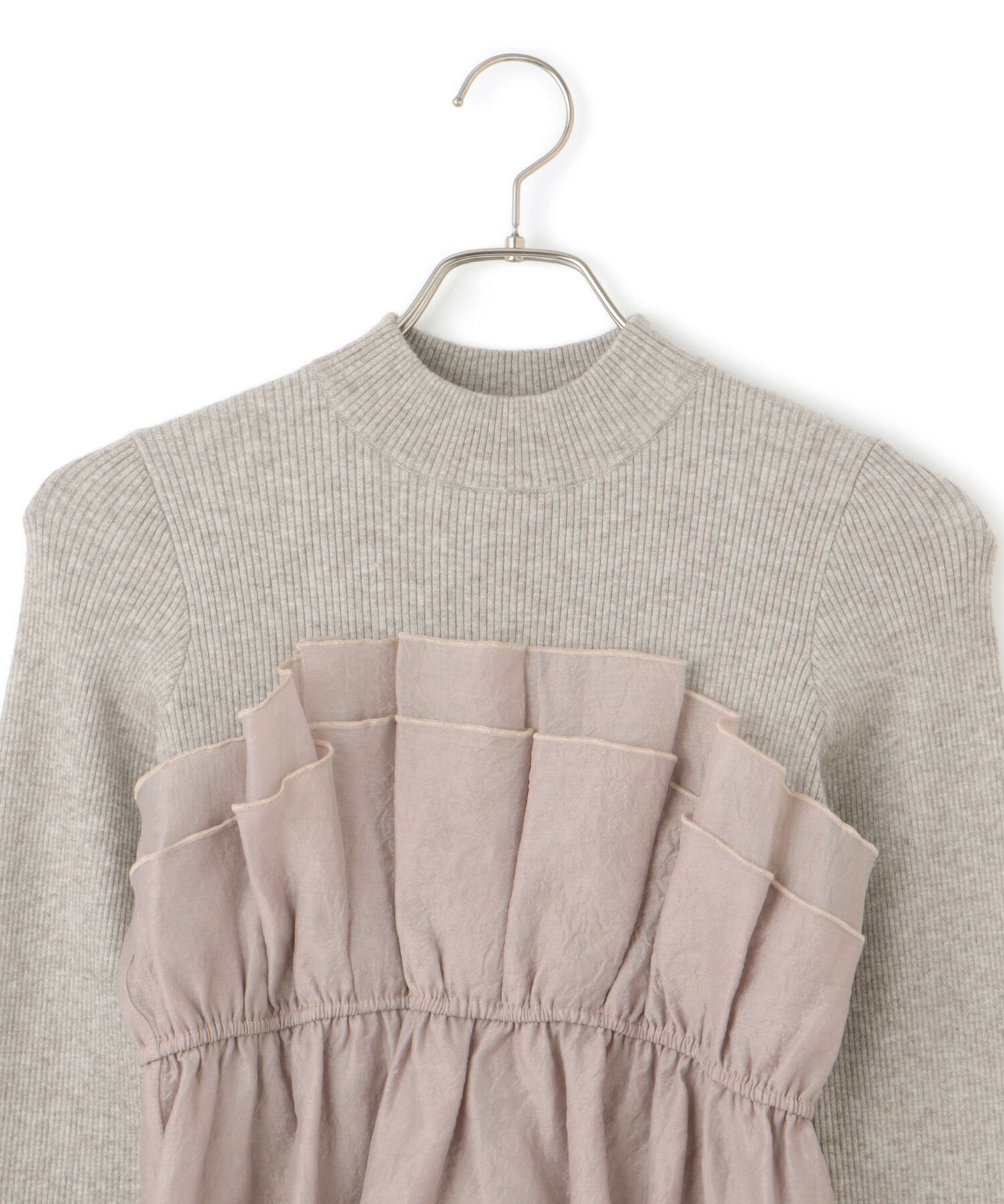 VIS「旬なレイヤードスタイルが叶う！ビスチェドッキングニット/洗える」|ニット・セーター|