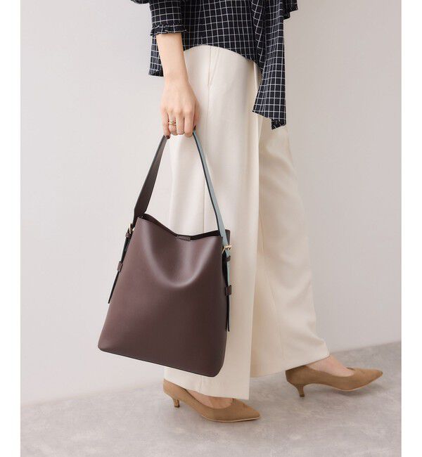 VIS「【新色追加】【A4収納】リバーシブルハンドルワンショルダーバッグ」|トートバッグ|